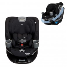 Maxi Cosi Emme 360 All-In-One 初生汽車座椅 平行進口  適合初生至10歲/100磅 黑色 免費安裝教學